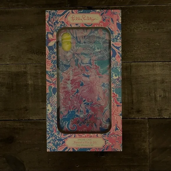 NIB Lilly Pulitzer iPhone X/XS Case Viva La Lilly